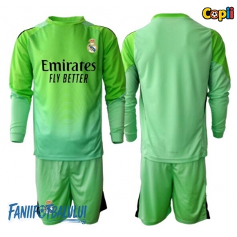Real Madrid Portarii Echipament de Fotbal Replică 2025-26 Copii Deplasare Mâneci Lungi (+ Șorturi)